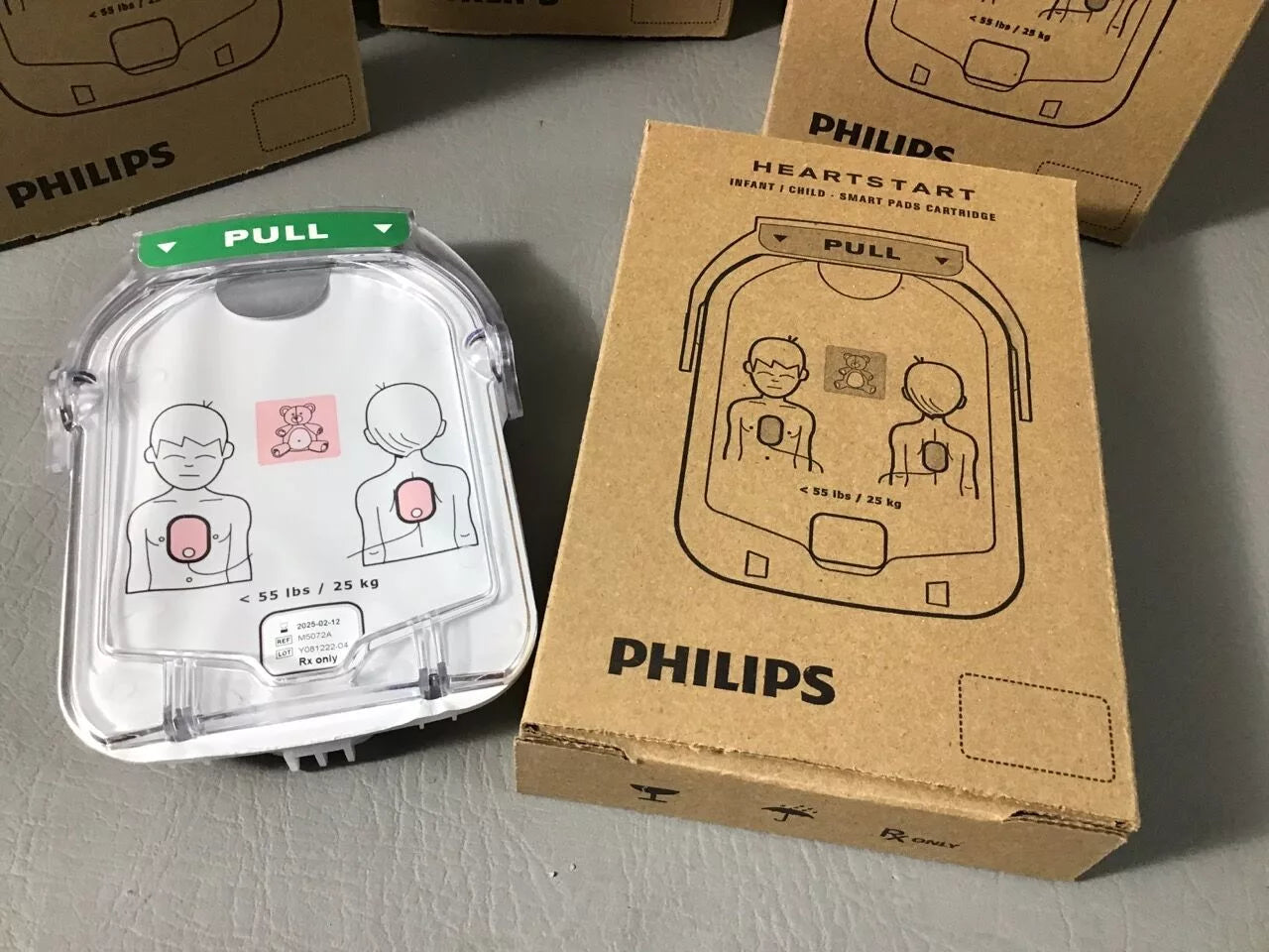 Philips HeartStart OnSite AED Infant/Child Electrode Defibrillation Pad Cartridge M5072A