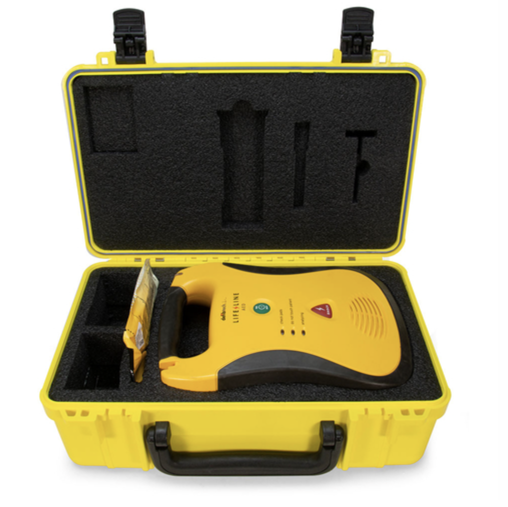 Defibtech Lifeline or Lifeline Auto Water-Resistant Deluxe Hard Carry Pelican Case