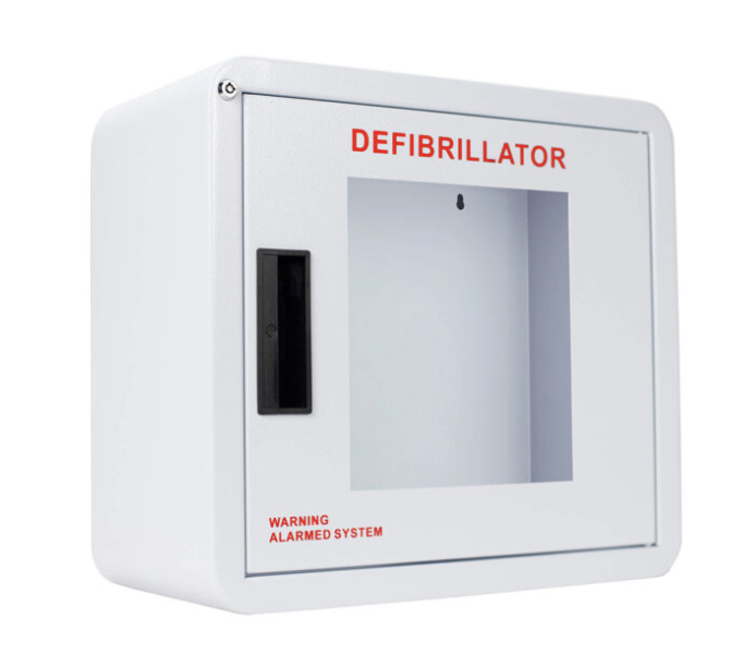 Premium Large AED Cabinet - Rounded Corners and Alarmed - CB1-L
