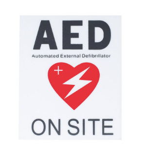 AED On Site Decal Sticker - AEDecal