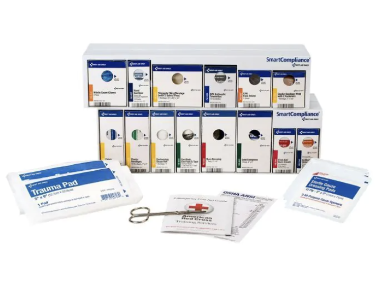 First Aid Only SmartCompliance RetroFit Grid Business without Meds, ANSI 2021 Class A - 91172-021