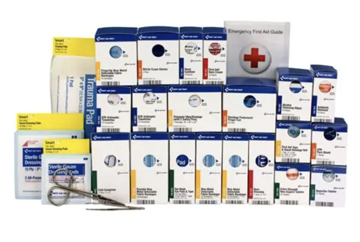 First Aid Only Large SmartCompliance Food Service Refill Pack, ANSI A+ with Meds - 90693-021