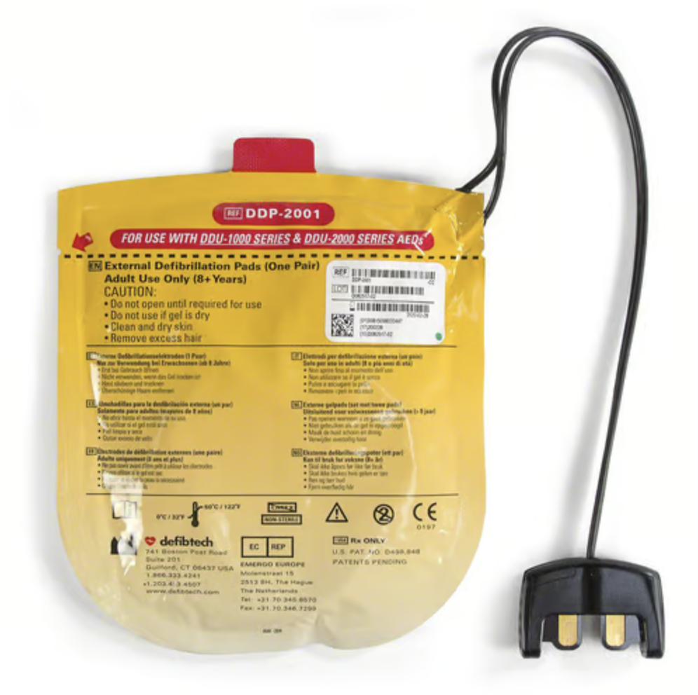 Defibtech Lifeline VIEW Adult Electrode Pads for Defibtech - DDP-2001