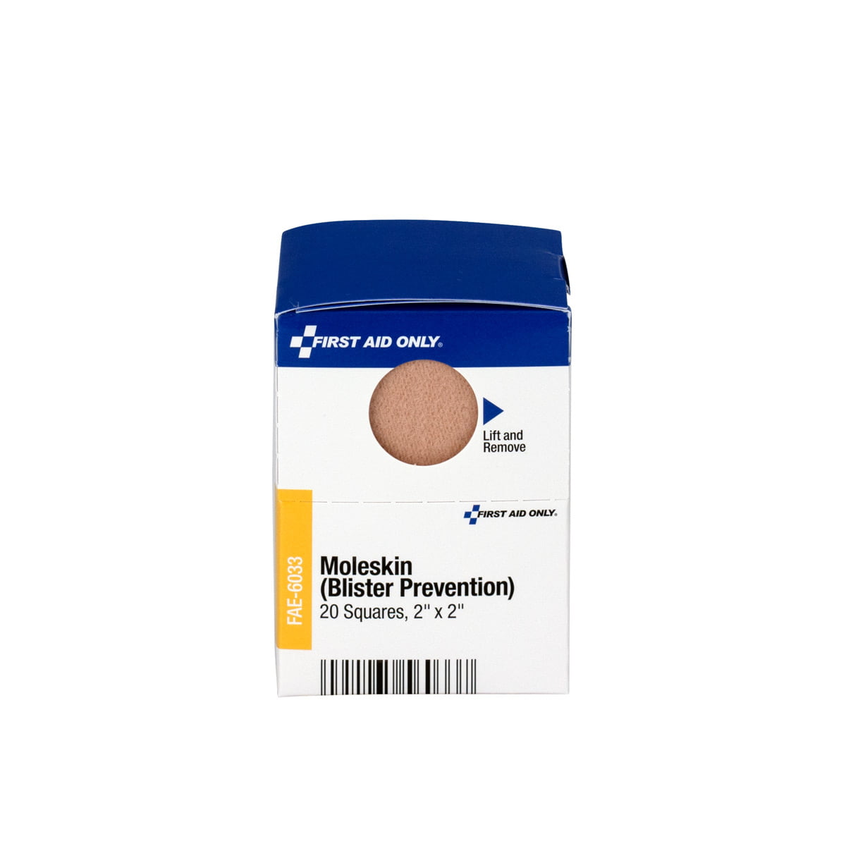 First Aid Only SmartCompliance Moleskin Bandages, 20/box