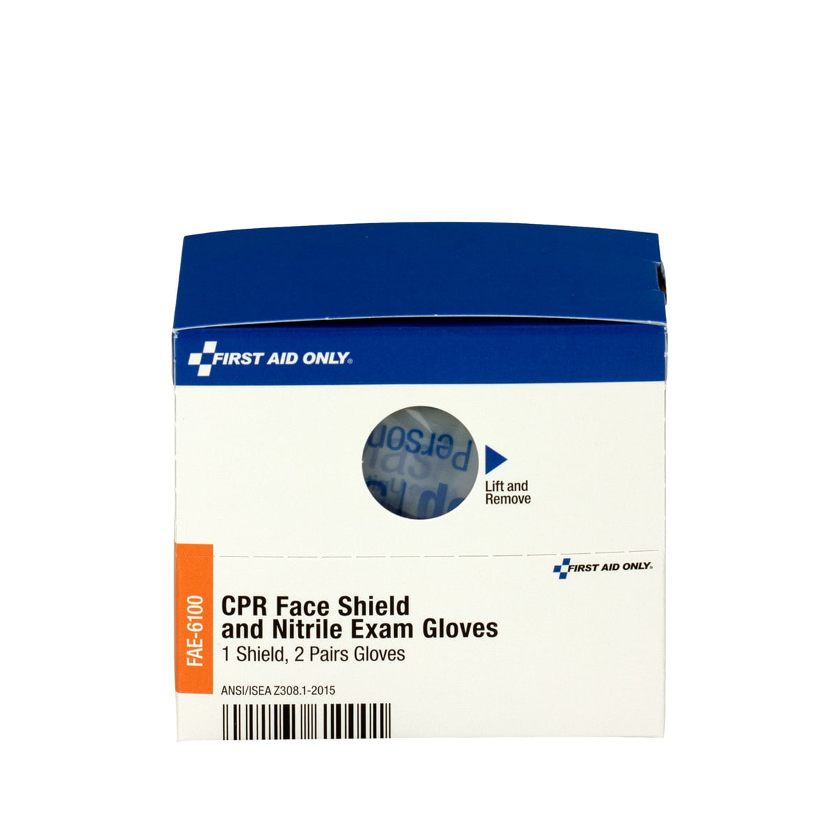 SmartCompliance Refill CPR Mask, 4 Nitrile Gloves