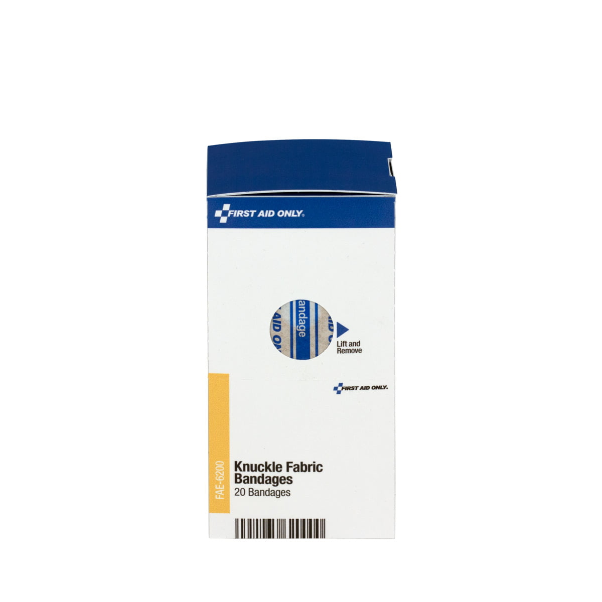 First Aid Only SmartCompliance Refill Fabric Knuckle Bandages, 20 per box