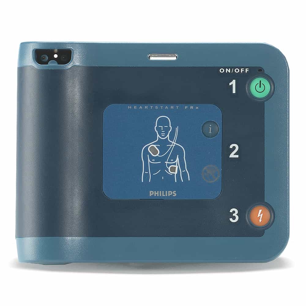 Philips HeartStart FRx AED with Waterproof Hard Carry Pelican Case (Option C03-pelican case)