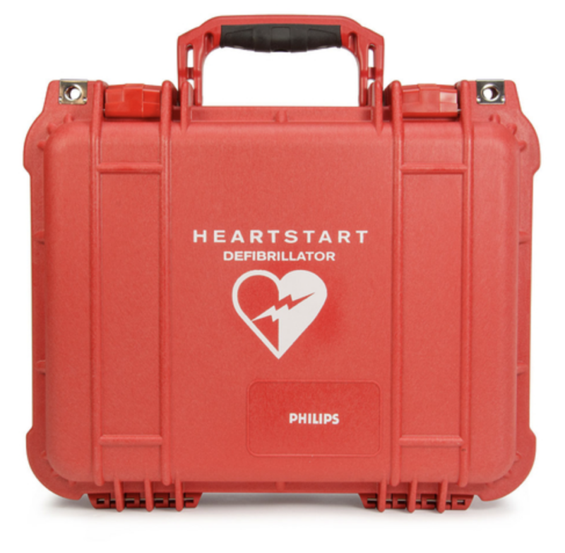 Philips Heartstart Frx Aed With Waterproof Hard Carry Pelican Case