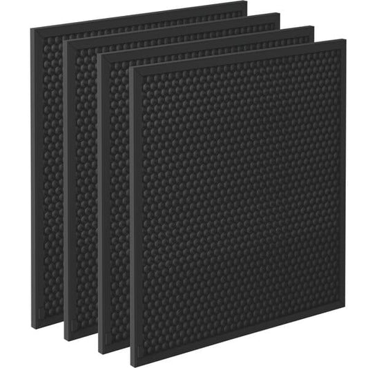 AERAMAX PRO 3/8" CARBON FILTER WITH PRE FILTER BLACK 4/PK