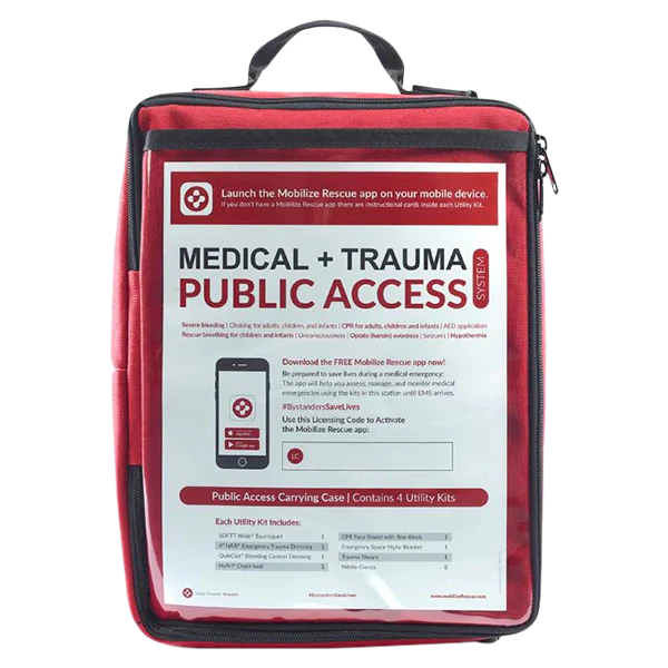 Trauma Guard System MOBILIZE RESCUE SYSTEMS PUBLIC ACCESS TRAUMA KIT – FC Safety