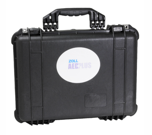 ZOLL AED Plus LARGE Hard Sided Rigid Plastic Carry Pelican Case