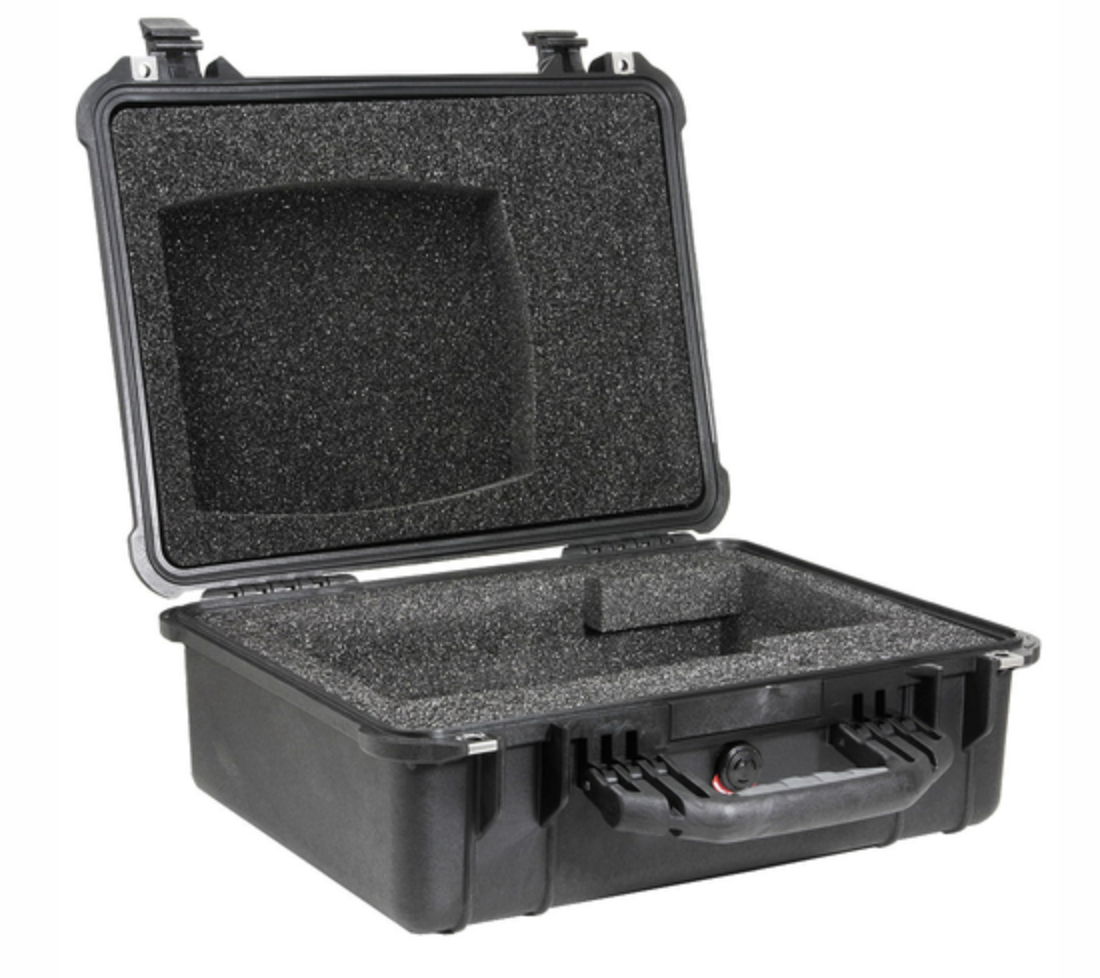 ZOLL AED Plus LARGE Hard Sided Rigid Plastic Carry Pelican Case