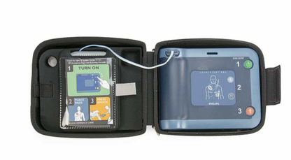 Philips HeartStart FRx AED with Ready Pack (Option R01-spare pads and carry case)