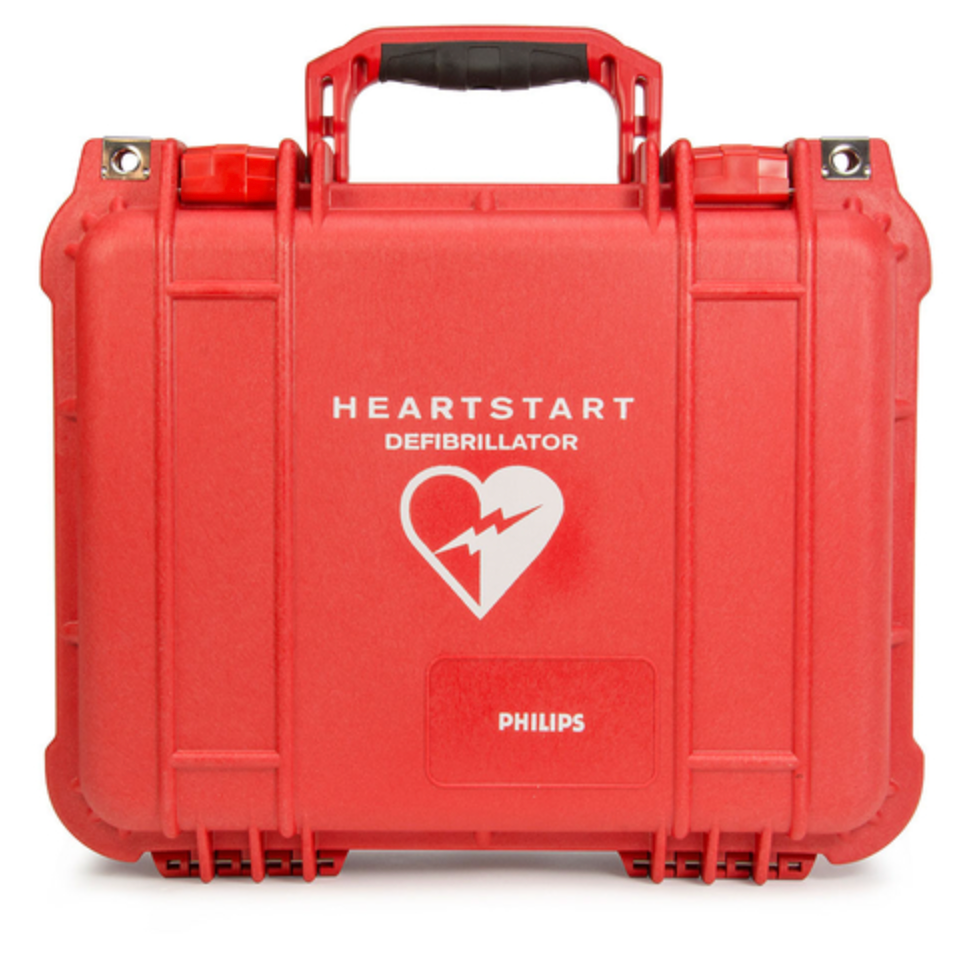 Philips HeartStart FRx AED with Waterproof Hard Carry Pelican Case (Option C03-pelican case)