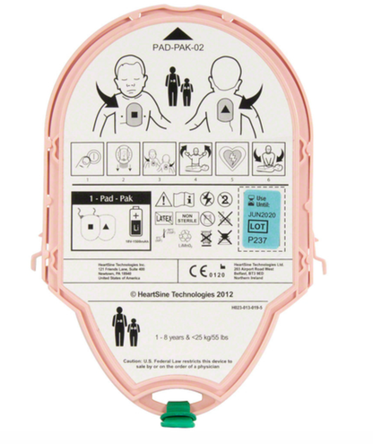 HeartSine Samaritan PAD Pediatric Pak (Battery and Pad Combination)