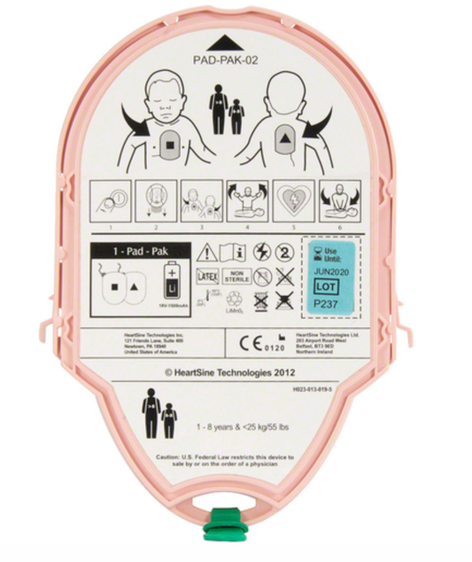 HeartSine Samaritan PAD Pediatric Pak (Battery and Pad Combination)