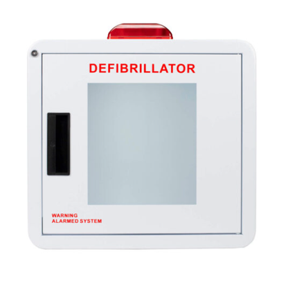 Premium Large AED Cabinet - Rounded Corners, Window, Alarm, and Strobe - CB1-Ls