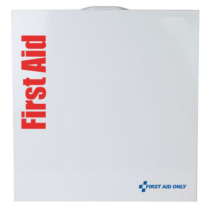 First Aid Only Large Metal SmartCompliance ANSI B First Aid Cabinet With Medications For General Business - 91376