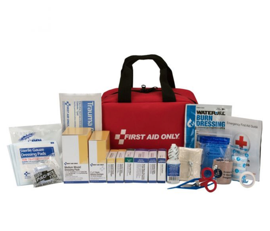 First Aid Only 50 Person Bulk Fabric First Aid Kit, ANSI Compliant - 90599