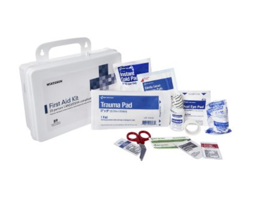 First Aid Kit McKesson 25 Person Plastic Case 1066510