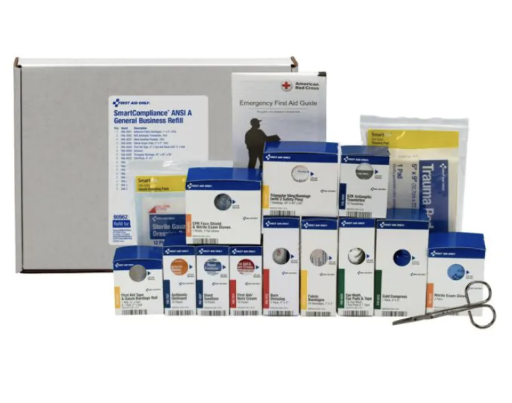 First Aid Only SmartCompliance ANSI 2021 Class A General Business Refill, without Meds - 90962-021