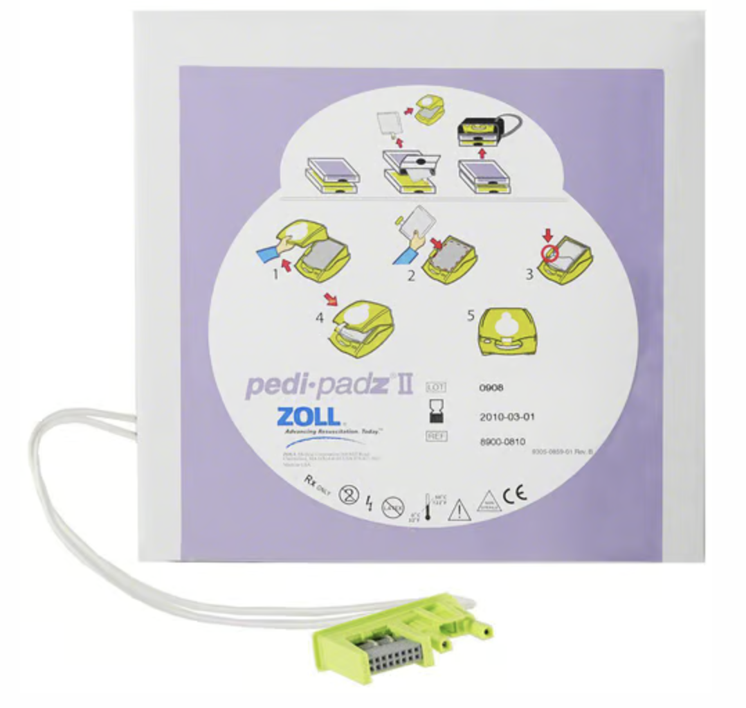 ZOLL AED Plus Pediatric Pads PEDI-PADZ II Electrodes