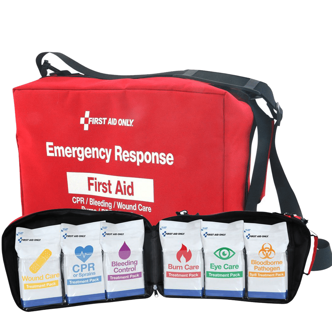 First Aid Bag Modular First Aid Only Emergency Response Module First Aid Kit Bag -91170 – FC ...