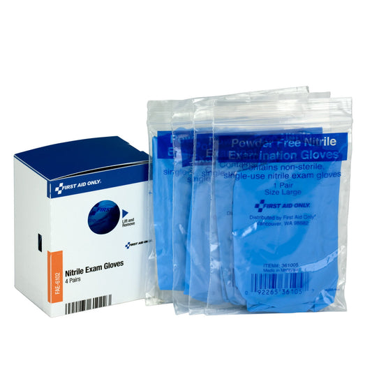 SmartCompliance Nitrile Exam Gloves, 8 per Box