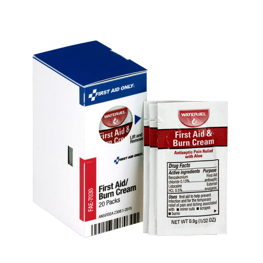 First Aid Only SmartCompliance Refill Burn Cream, 20/box