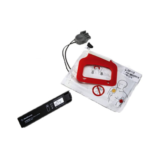 Physio-Control LIFEPAK CR Plus / EXPRESS CHARGE-PAK with 1 set of Electrode Pads (Battery and Pads Combination with discharger)