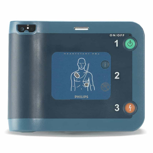 Philips HeartStart FRx AED with Ready Pack (Option R01-spare pads and carry case)