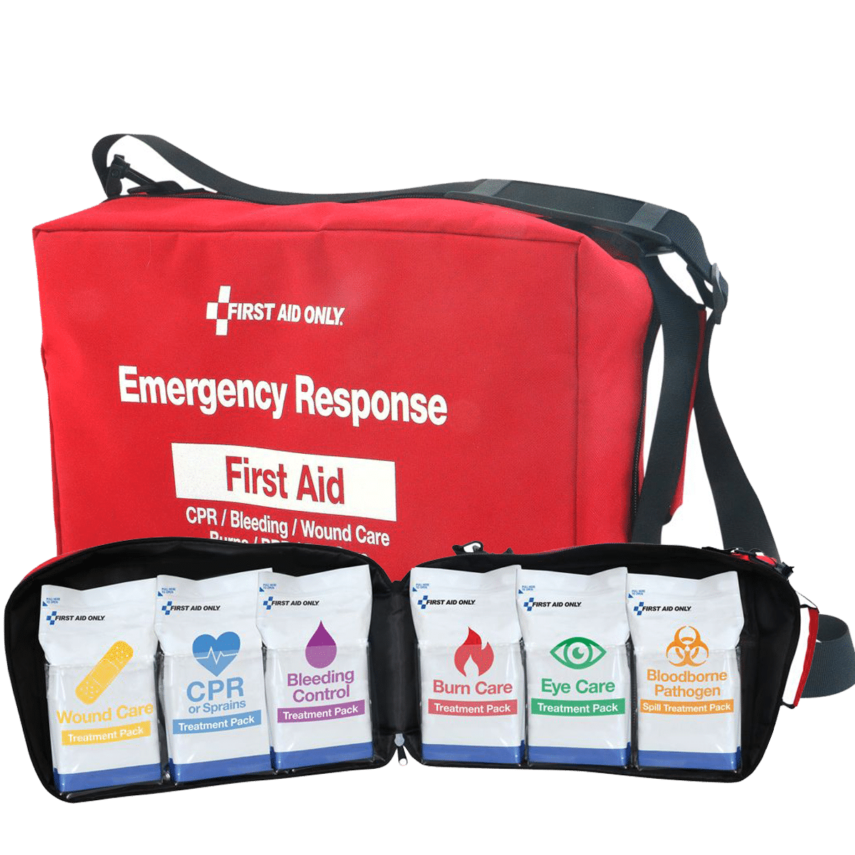 First Aid Only Emergency Response Module First Aid Kit Bag -91170 - Full  Compliance Safety