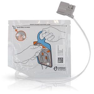 cardiac science powerheart g5 electrode aed pads