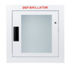 AED Cabinet Large Semi-Recessed No Alarm and  Square Corners - SR-Ln